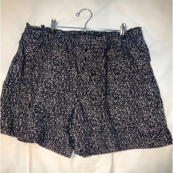 Leopard Print Flannelette Shorts Denver Hayes - Picture 1 of 1
